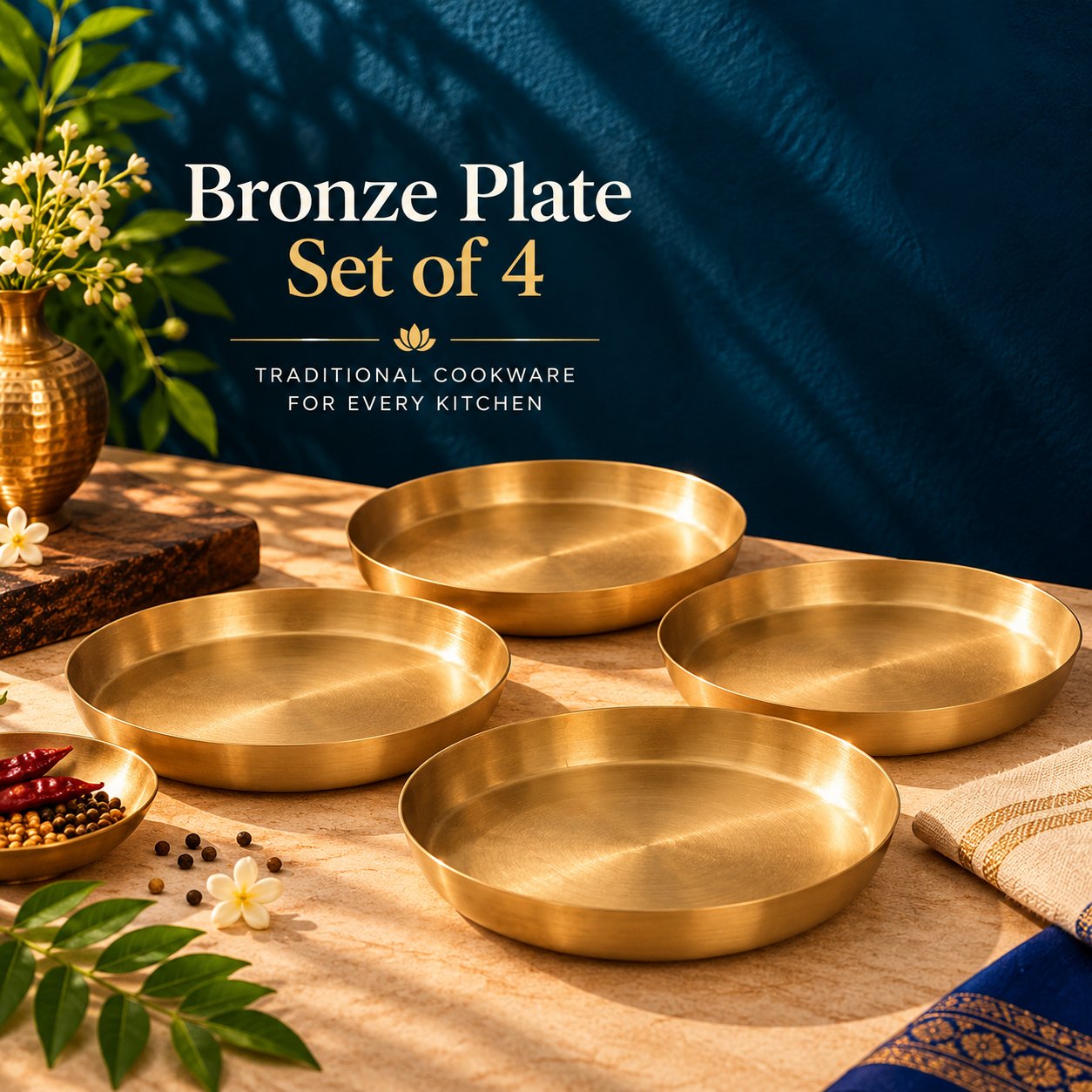 Bronze Plates Combo| Set of 4