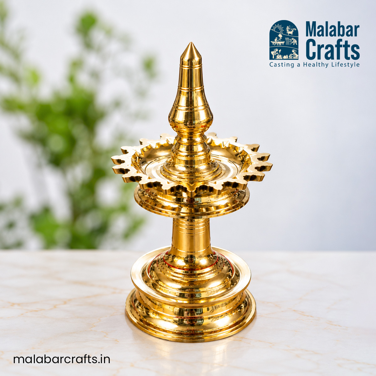 HANDMADE KERALA BADRADEEPAM VILAKKU